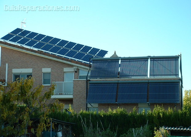 Instalación térmica-fotovoltaica vivienda de Huesca
